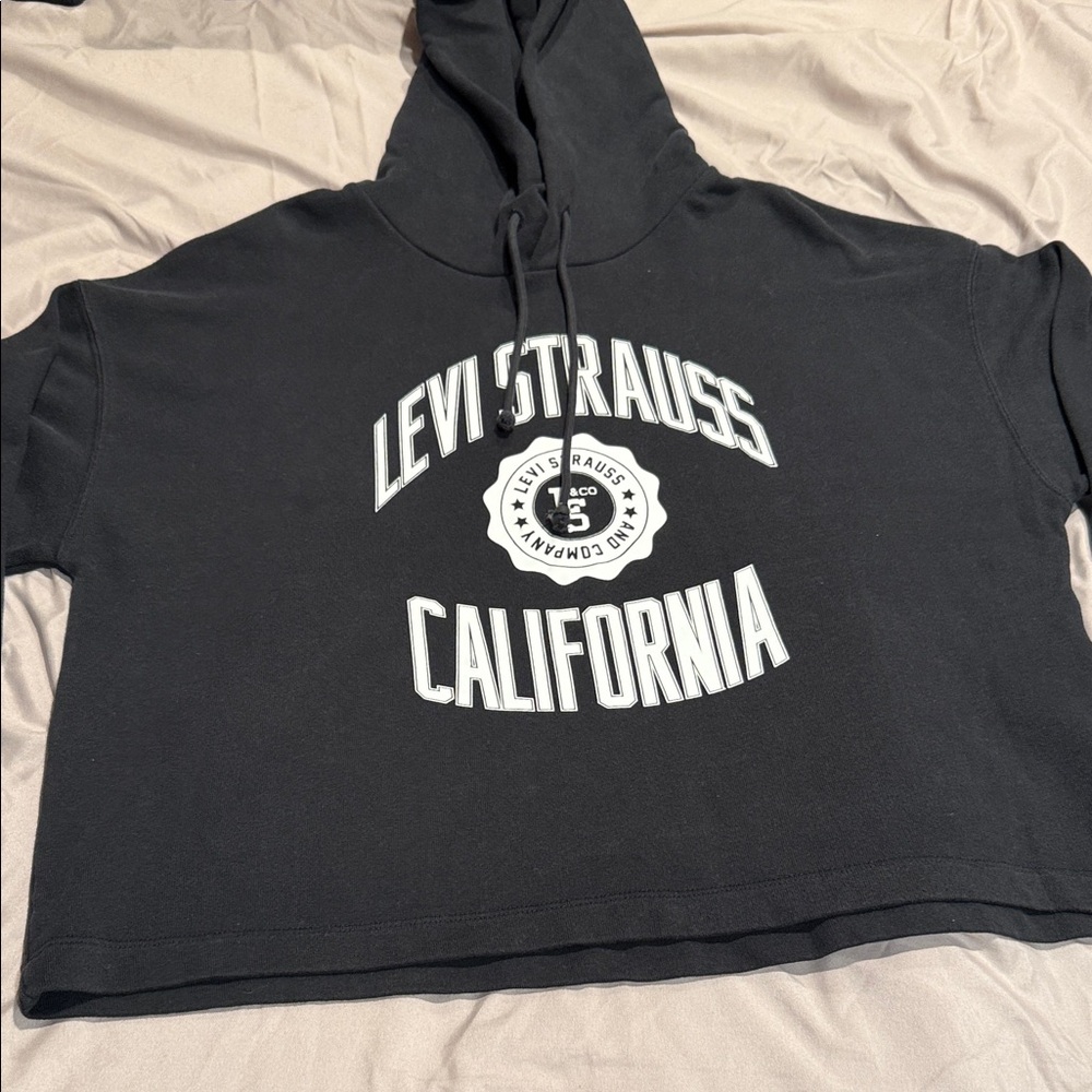 Levi's Black Hoodie Sweatshirt